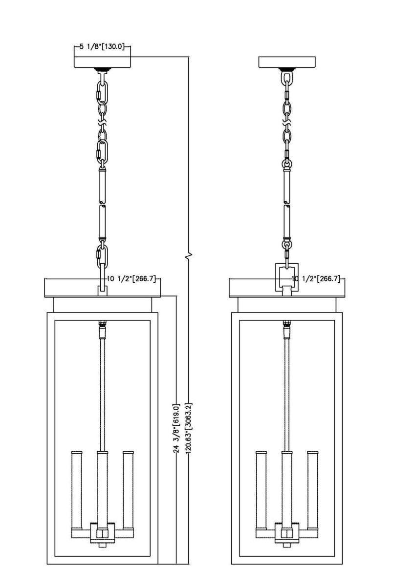 Suspension extérieure Nova - 12 1/2" by Z-Lite | Luminaires & cie