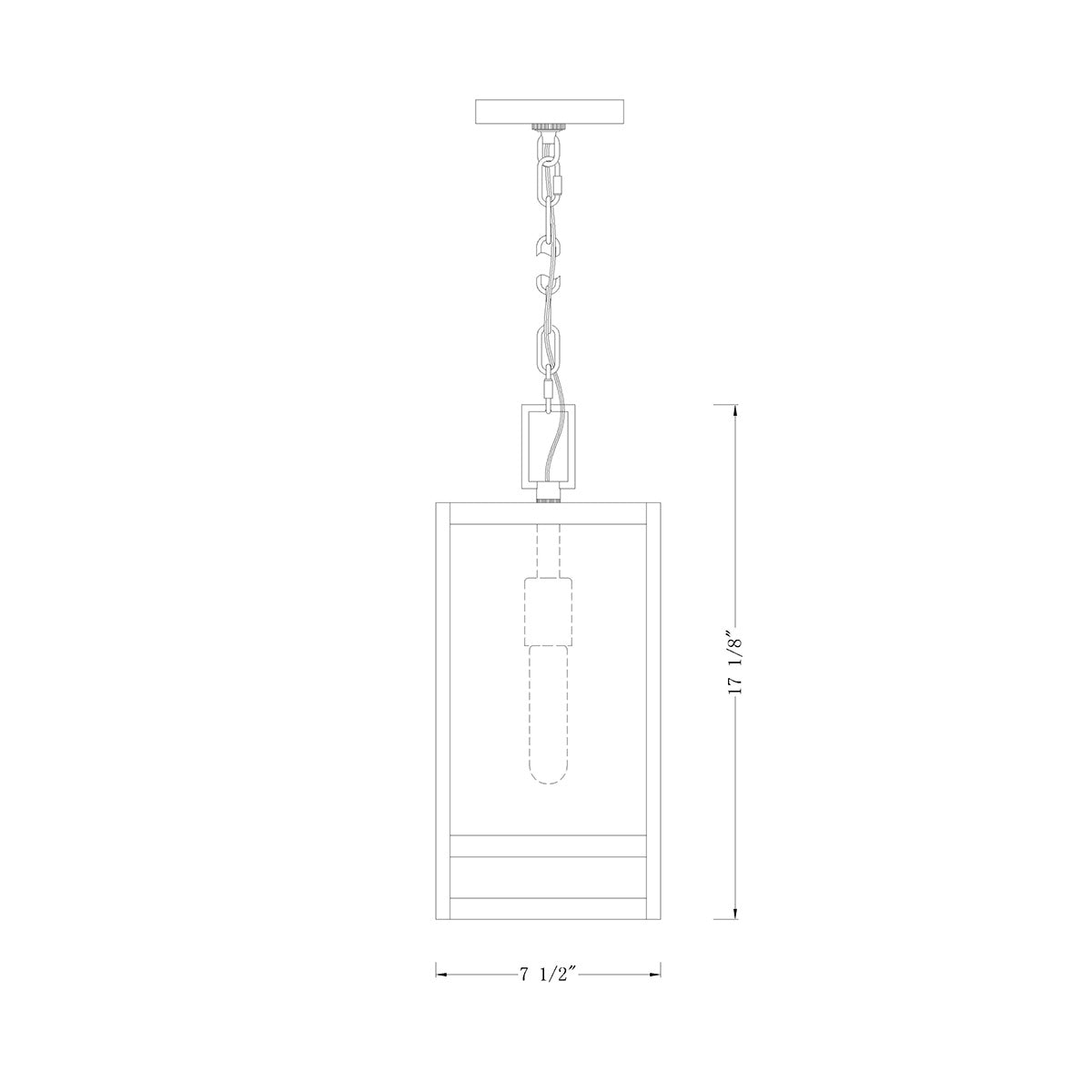 Suspension extérieure Nuri
