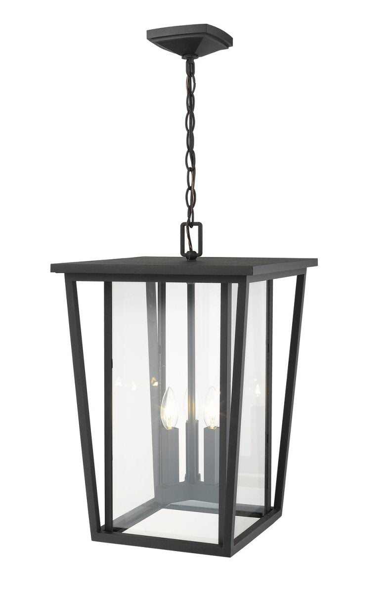 Suspension extérieure Seoul - Noir 18" by Z-Lite | Luminaires & cie