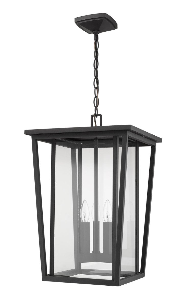 Suspension extérieure Seoul - Noir 18" by Z-Lite | Luminaires & cie