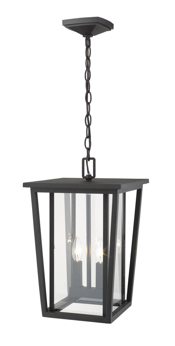 Suspension extérieure Seoul - Noir 18" by Z-Lite | Luminaires & cie