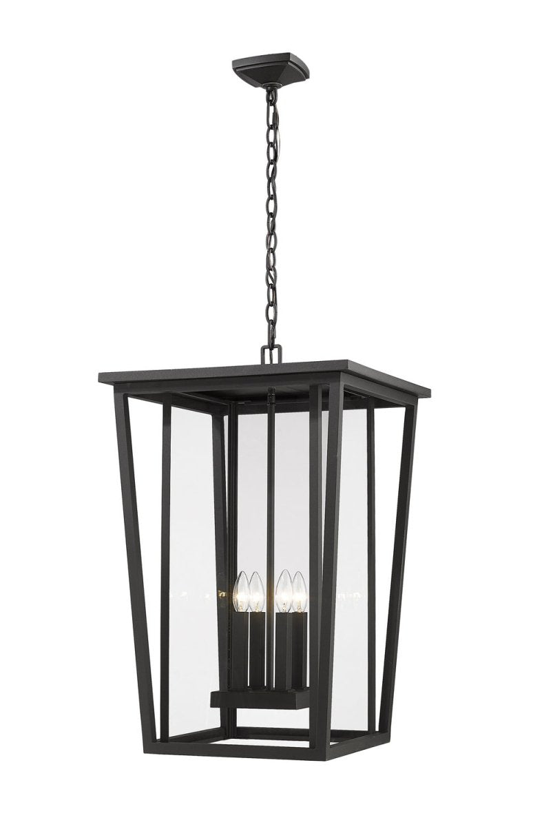 Suspension extérieure Seoul - Noir 18" by Z-Lite | Luminaires & cie