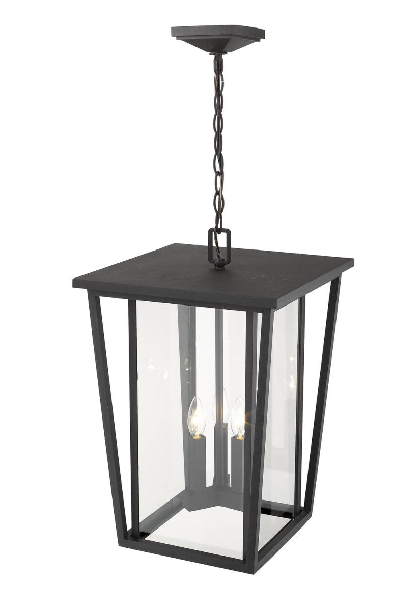 Suspension extérieure Seoul - Noir 18" by Z-Lite | Luminaires & cie