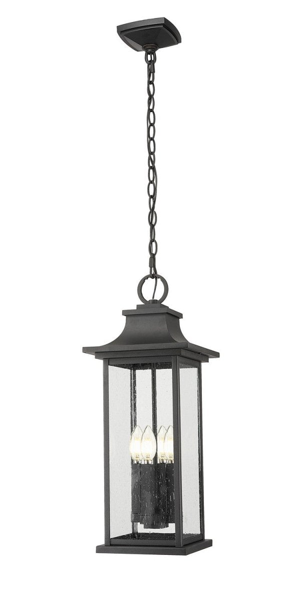Suspension extérieure Tiberius - 9" by Z-Lite | Luminaires & cie