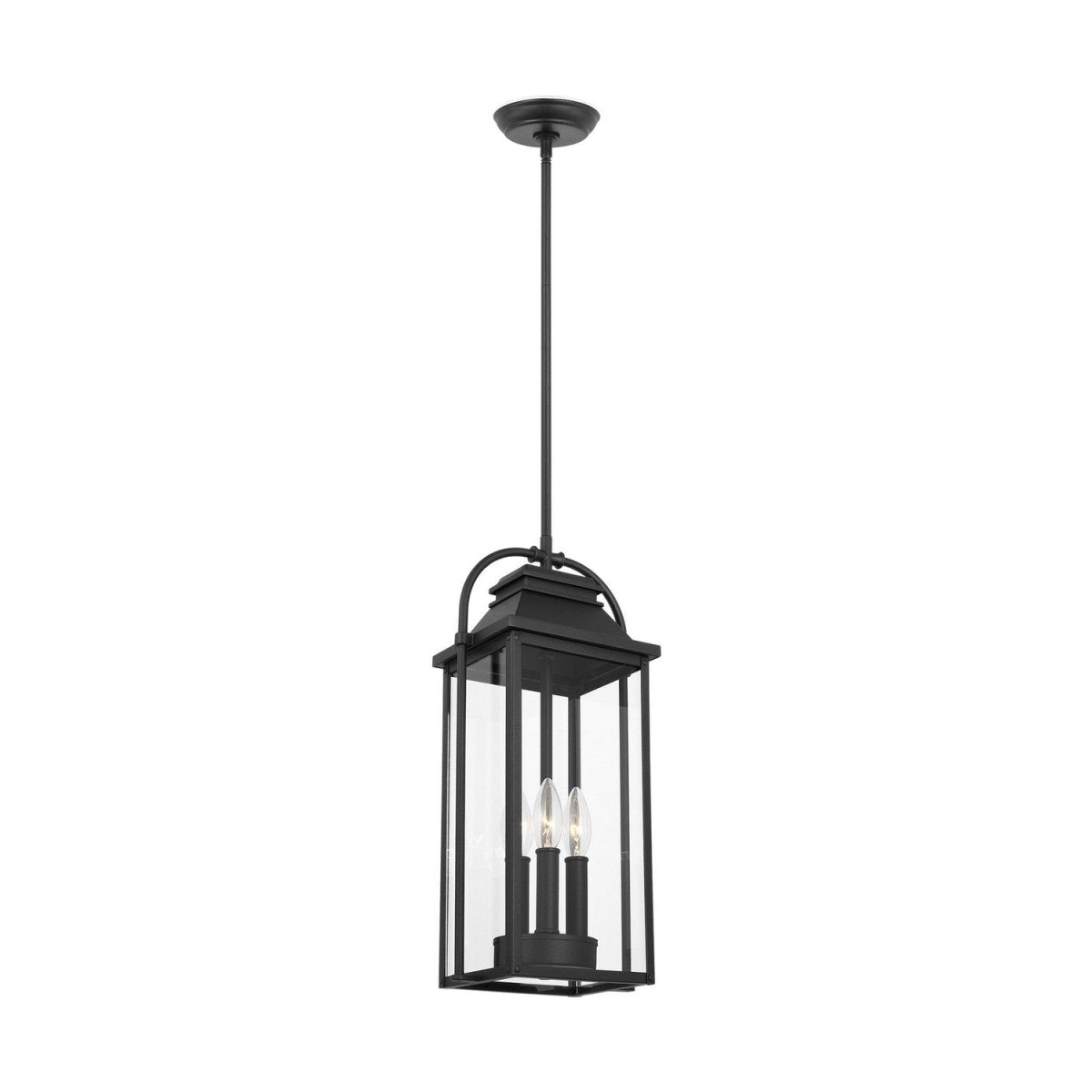 Suspension extérieure Wellsworth - Textured Black by Visual Comfort Studio | Luminaires & cie