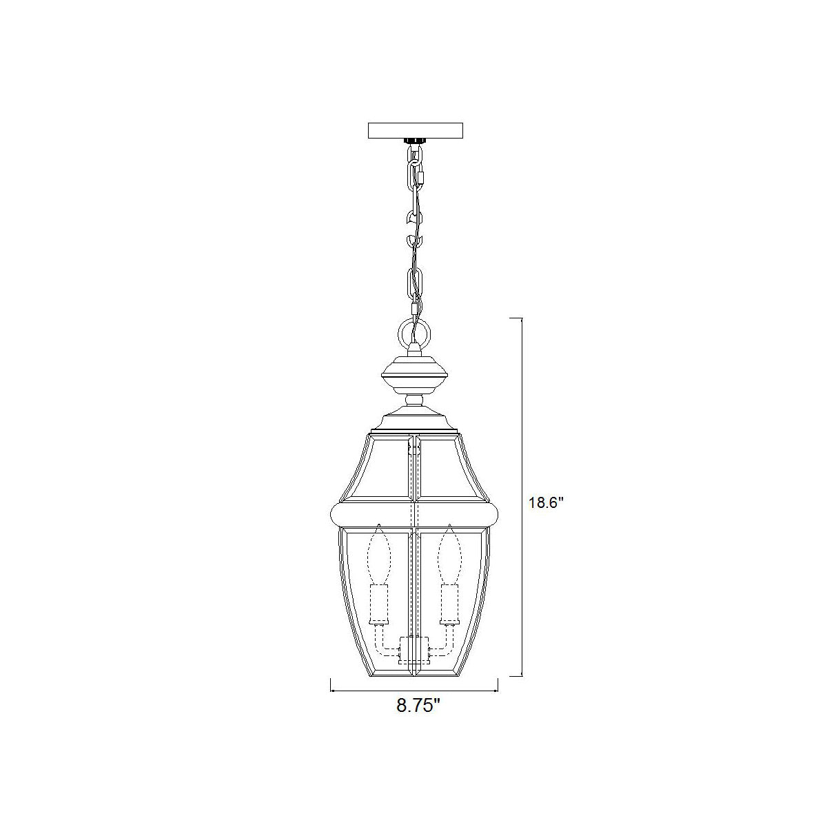 Suspension extérieure Westover