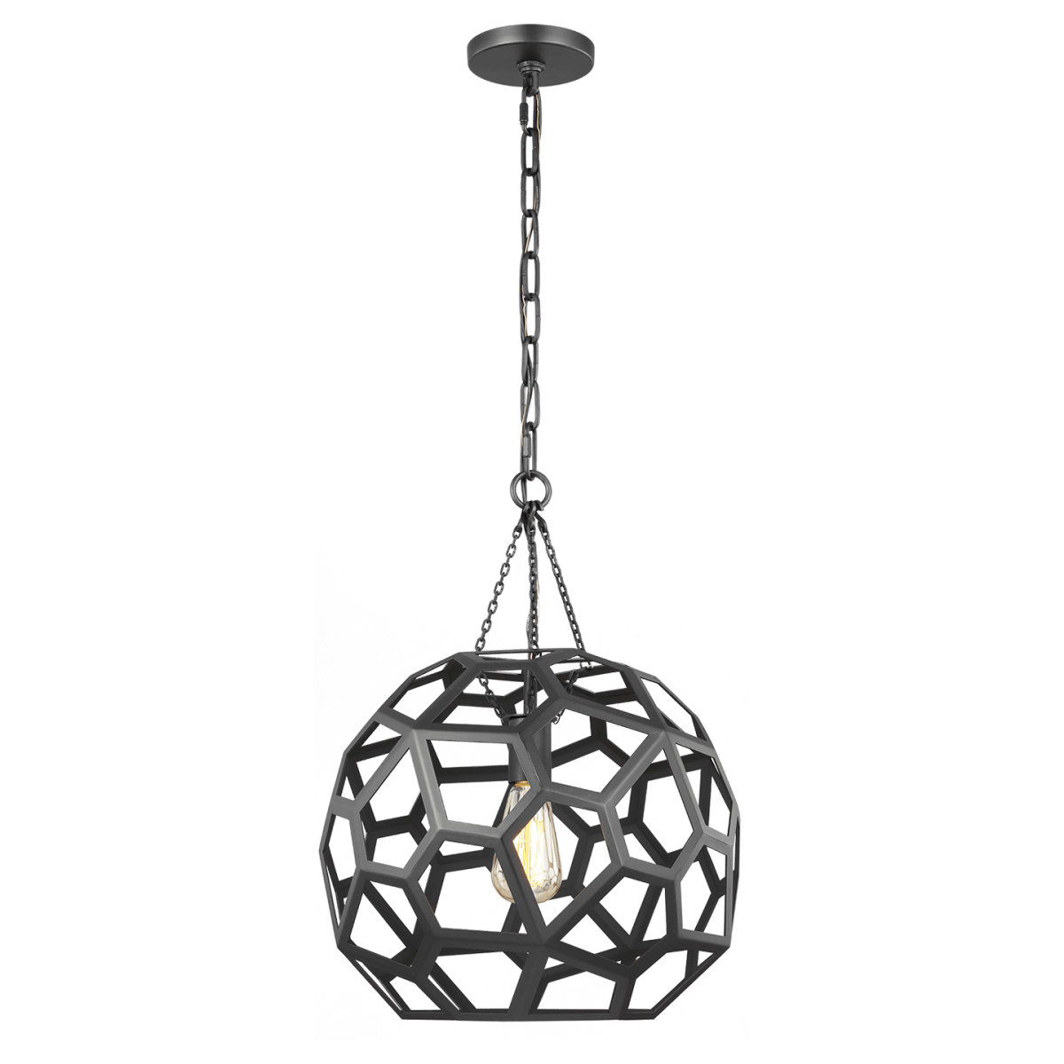 Suspension Feccetta - Noir de minuit 15" by Visual Comfort Studio | Luminaires & cie