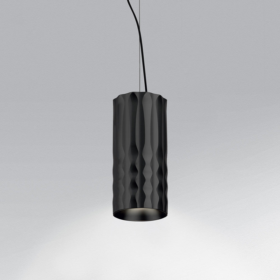 Suspension Fiamma 30 - Noir anodizé by Artemide | Luminaires & cie