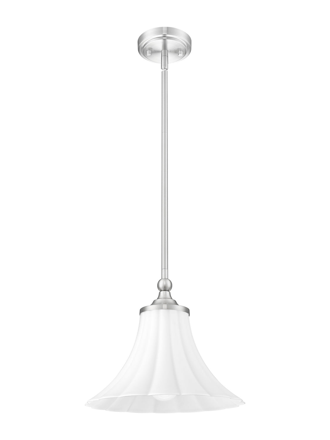 Suspension Fleur Nickel brossé, 12" – vue 5