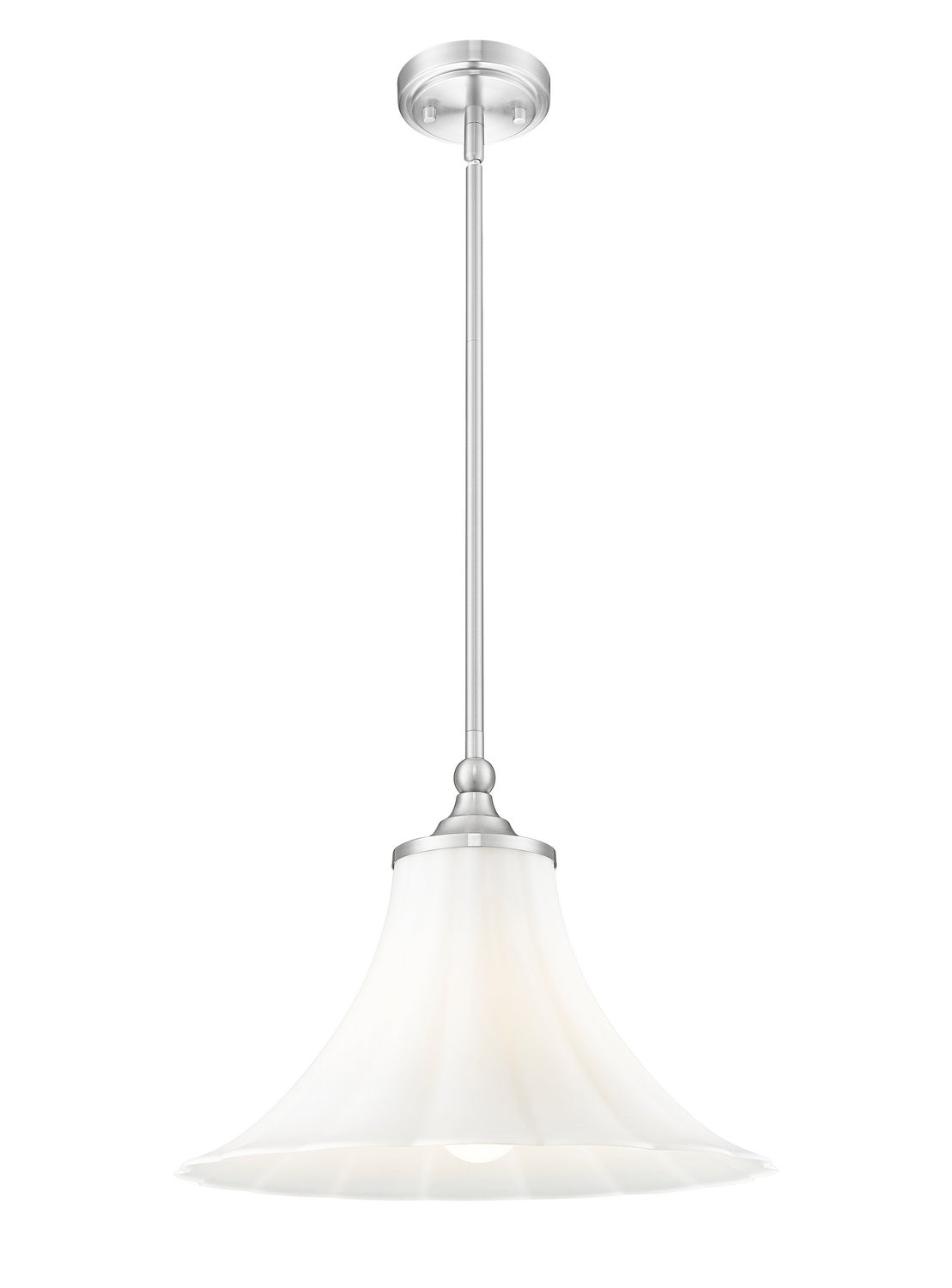Suspension Fleur Nickel brossé, 16" – vue 3