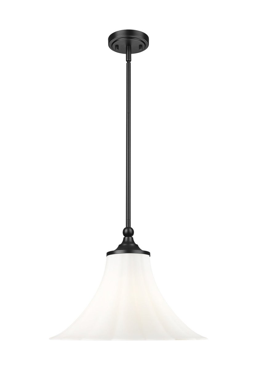 Suspension Fleur - Noir mat 16" by Z-Lite | Luminaires & cie