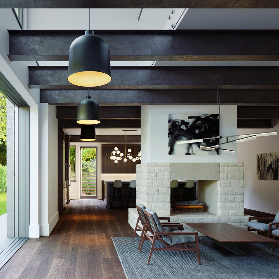 Suspension Foundry - Blanc mat by Tech Lighting | Luminaires & cie