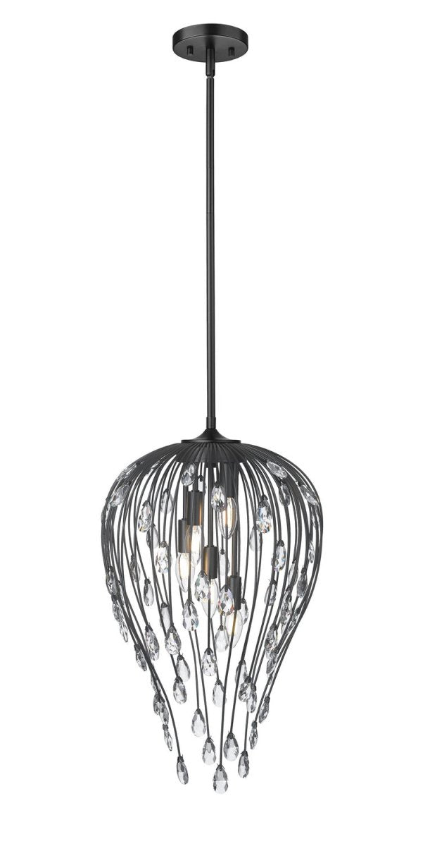 Suspension Gabriella - Noir mat 15" by Z-Lite | Luminaires & cie