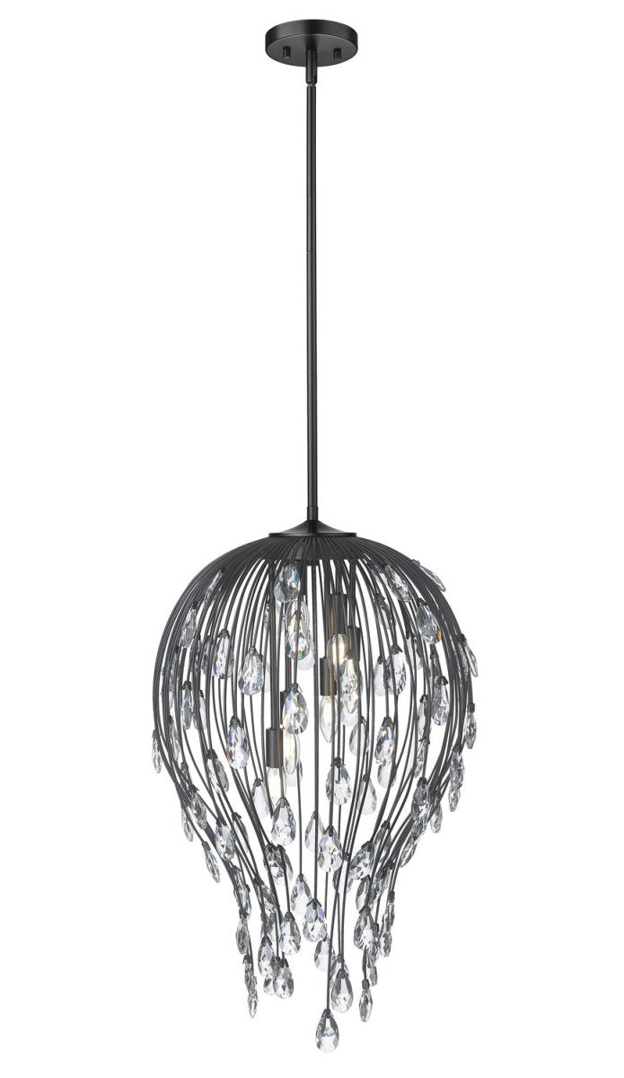 Suspension Gabriella - Noir mat 18" by Z-Lite | Luminaires & cie