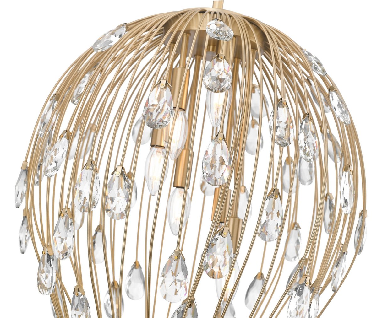 Suspension Gabriella - Or moderne 18" by Z-Lite | Luminaires & cie