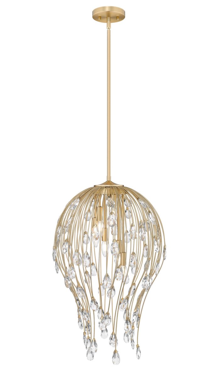 Suspension Gabriella - Or moderne 18" by Z-Lite | Luminaires & cie