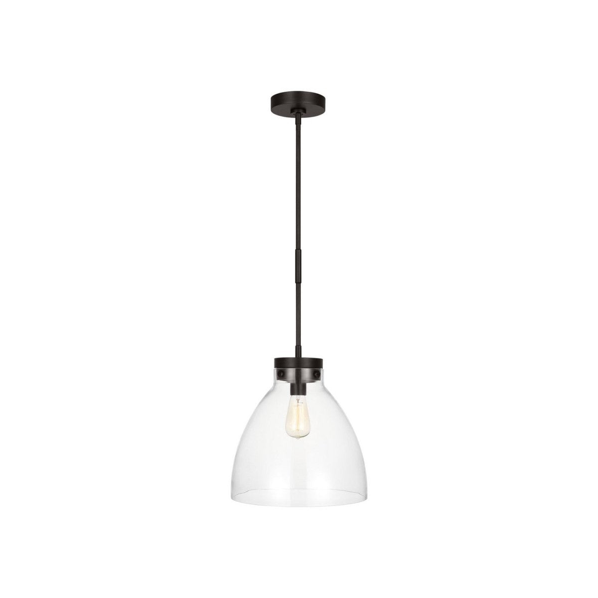 Suspension Garrett - Fer vieilli 13 1/2" by Visual Comfort Studio | Luminaires & cie