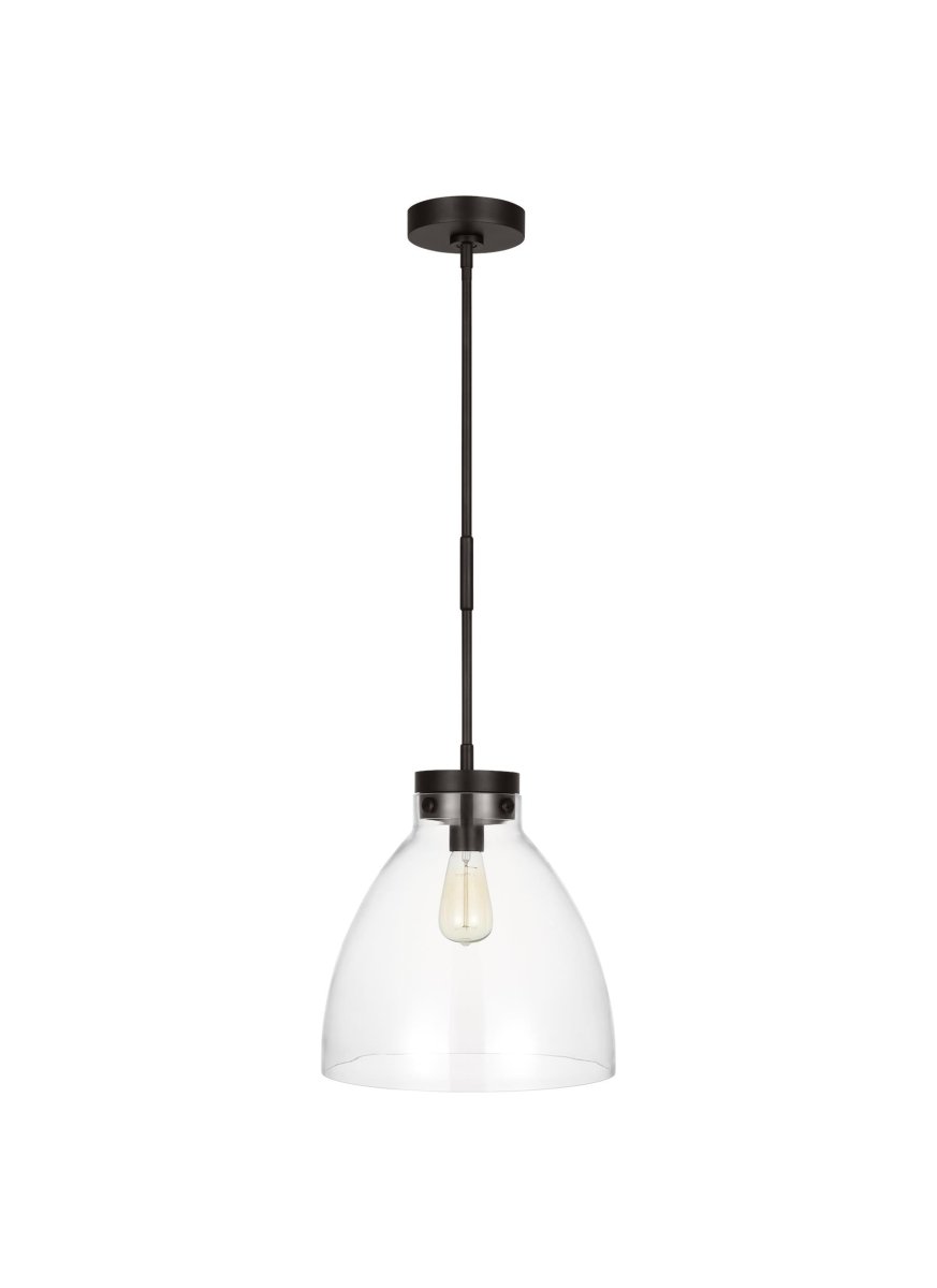 Suspension Garrett - Nickel poli 13 1/2" by Visual Comfort Studio | Luminaires & cie