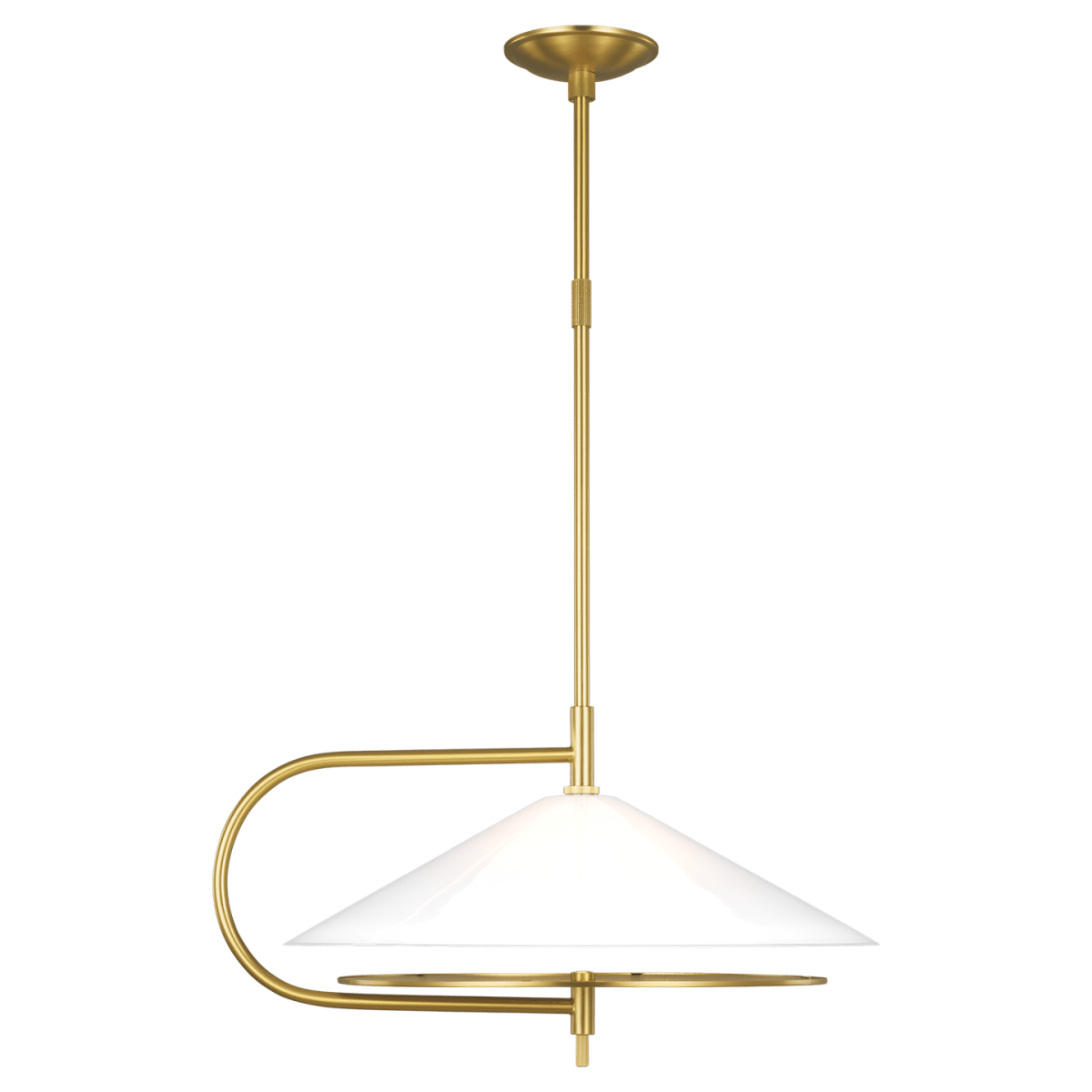 Suspension Gesture - Laiton brûlé by Visual Comfort Studio | Luminaires & cie