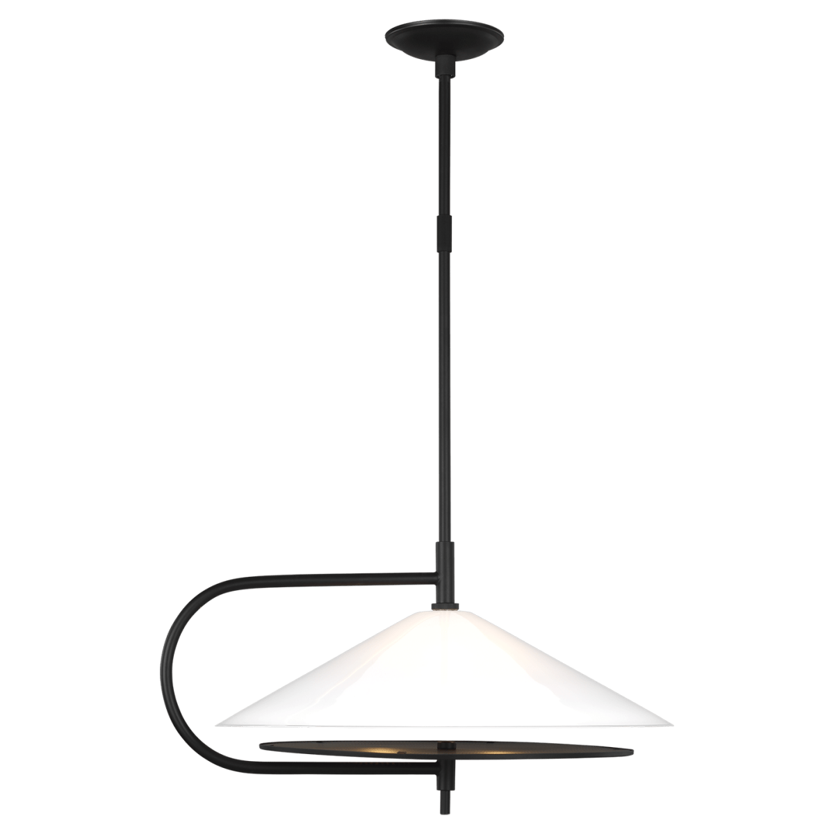 Suspension Gesture - Noir de minuit by Visual Comfort Studio | Luminaires & cie
