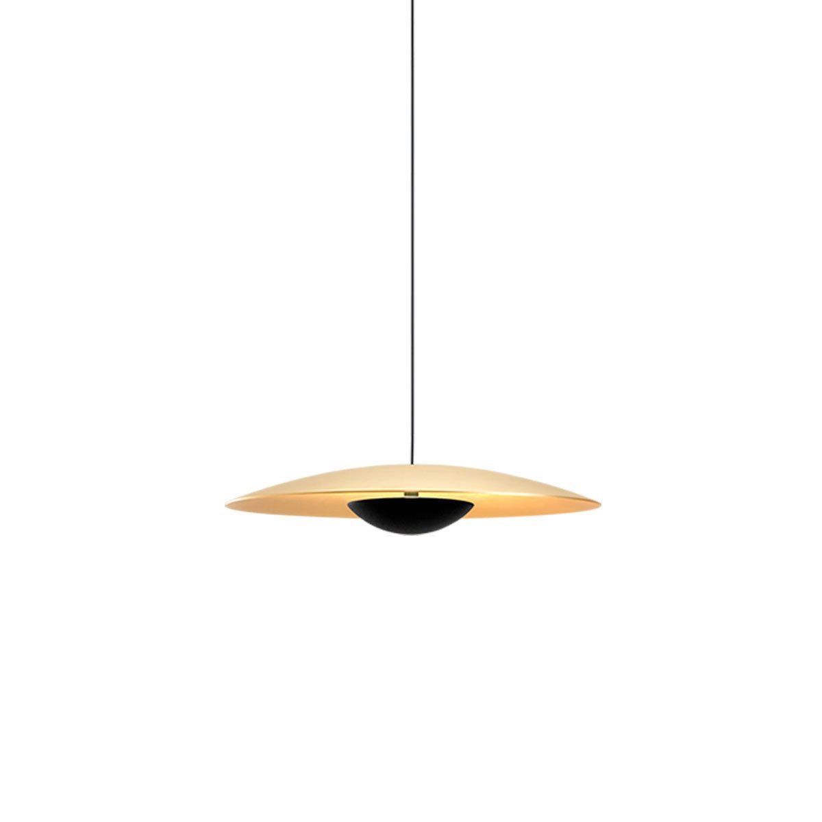 Suspension Ginger - Laiton brossé/Laiton brossé Ginger 42 (16.5") 0 - 10V by Marset | Luminaires & cie