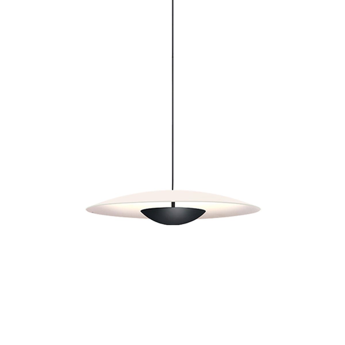 Suspension Ginger - Wenge/Blanc Ginger 60 (23.62") TRIAC by Marset | Luminaires & cie