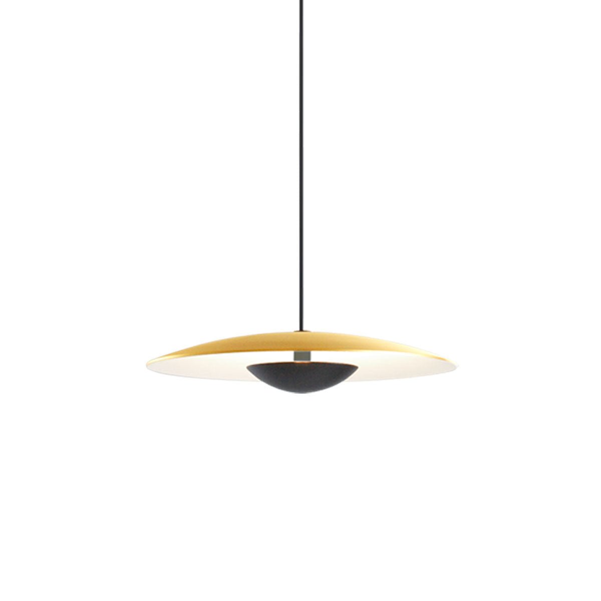 Suspension Ginger - Laiton brossé/blanc Ginger 60 (23.62") TRIAC by Marset | Luminaires & cie
