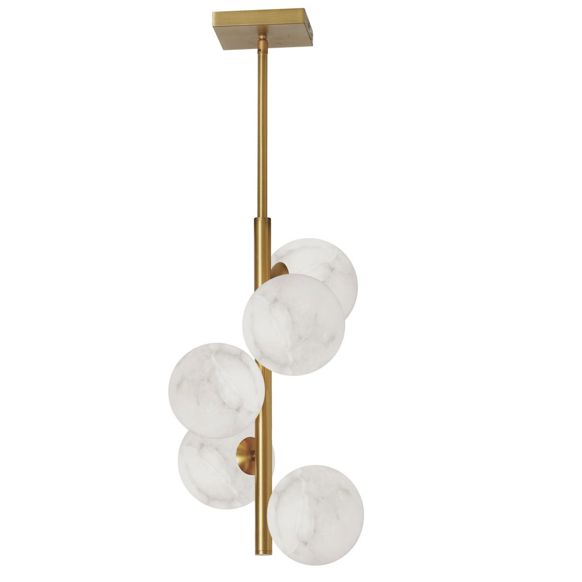 Suspension Giovanna Opale / Laiton vieilli – Dainolite