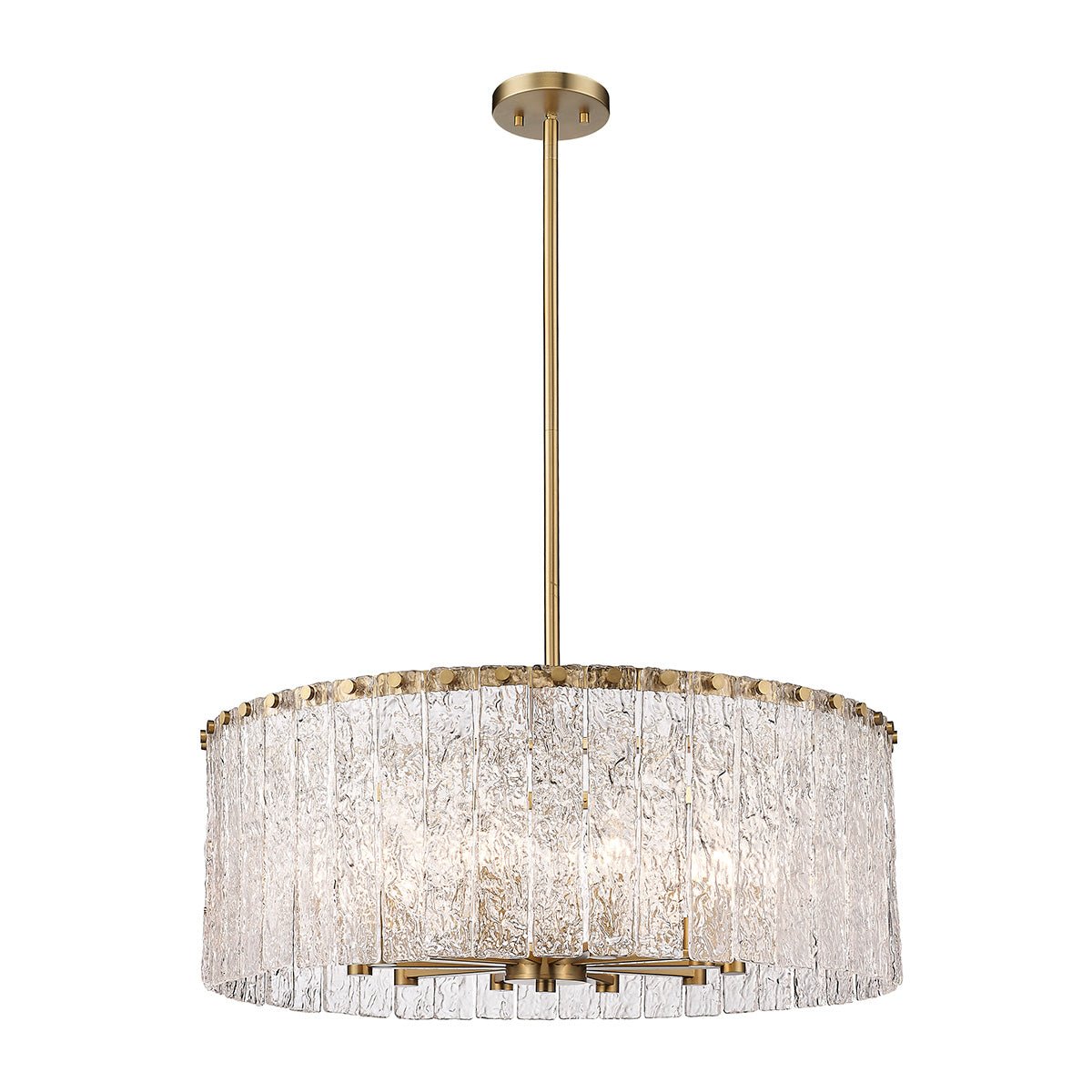 Suspension Glacier - Or moderne 26 3/4" by Z - Lite | Luminaires & cie