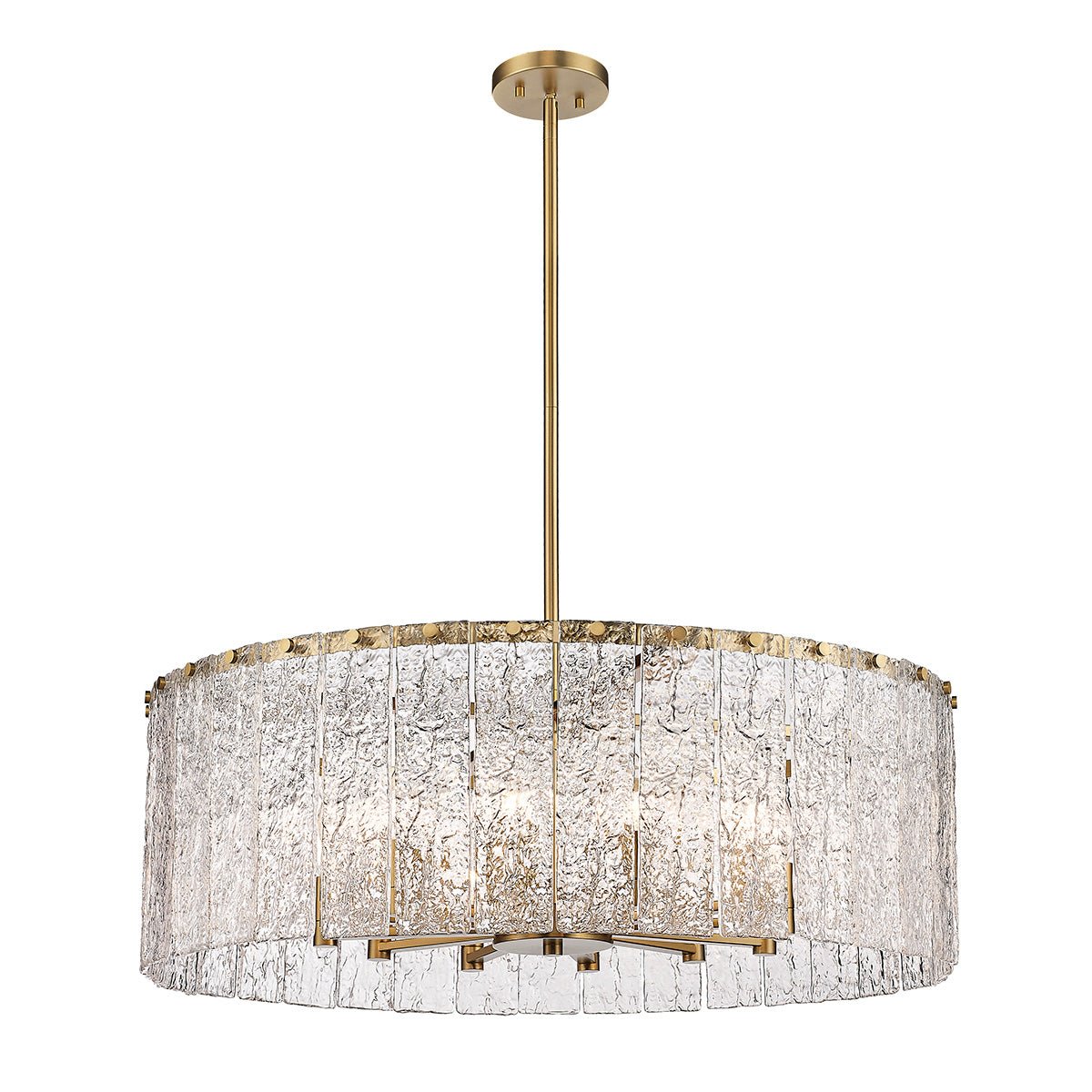 Suspension Glacier - Or moderne 32 1/2" by Z - Lite | Luminaires & cie
