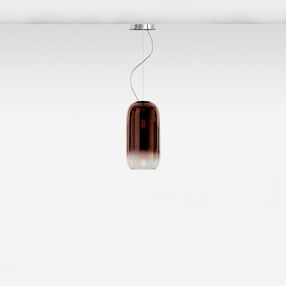 Suspension Gople - Mini (11 1/2") Cuivre Long (228") by Artemide | Luminaires & cie