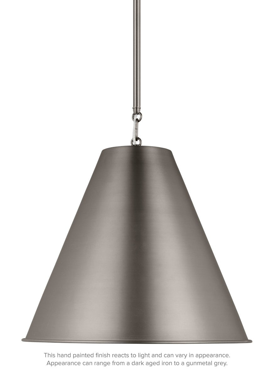 Suspension Gordon - Nickel brossé antique by Visual Comfort Studio | Luminaires & cie