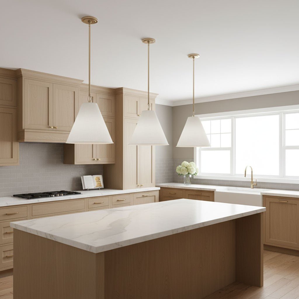 Suspension Gordon - Nickel brossé antique by Visual Comfort Studio | Luminaires & cie