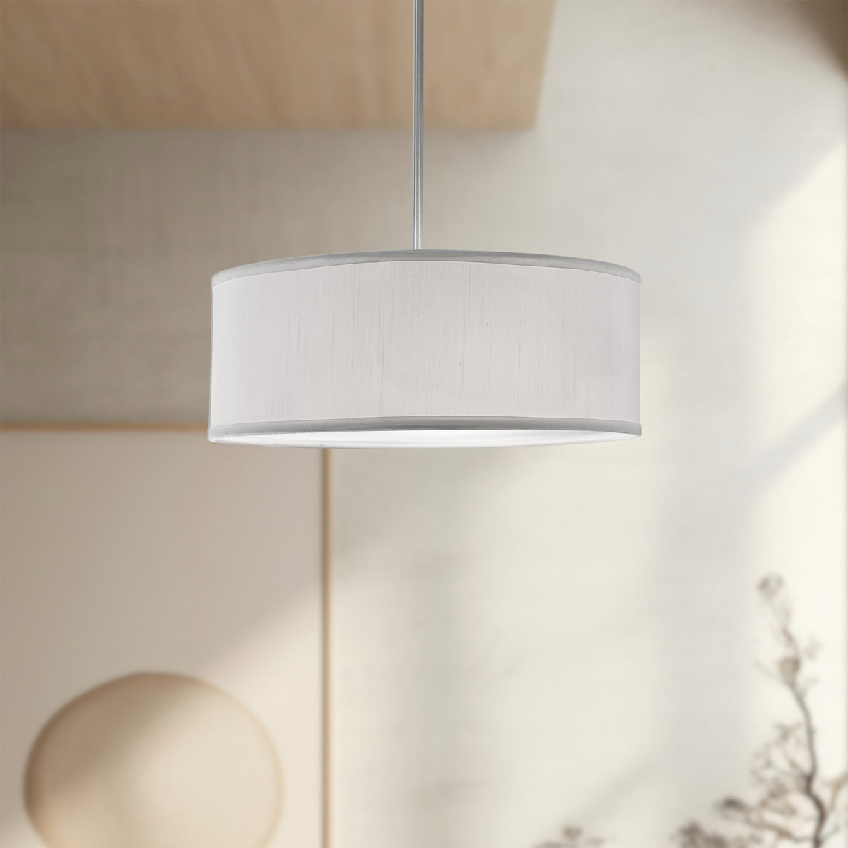 Suspension Gregory Blanc, 15 3/8" – vue 3