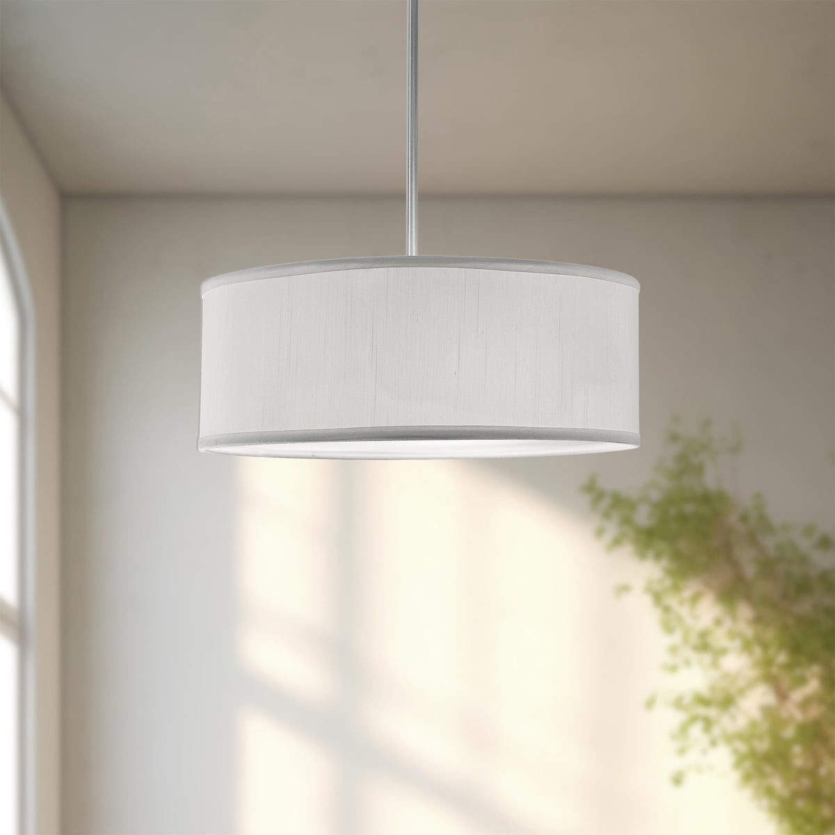 Suspension Gregory Blanc, 19 3/4" – vue 2