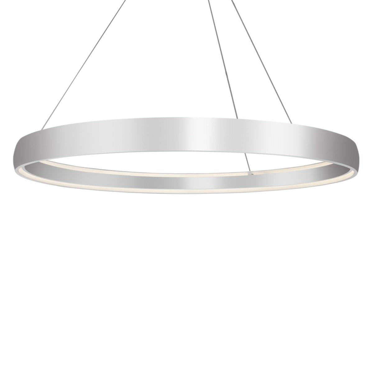 Suspension Halo - Argent brossé 71 5/8" by Kuzco Lighting | Luminaires & cie