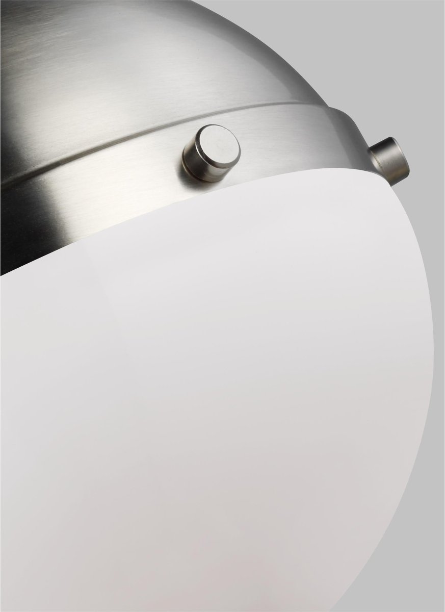 Suspension Hanks - Nickel brossé 8 1/8" Ampoules DEL incluses by Visual Comfort Studio | Luminaires & cie