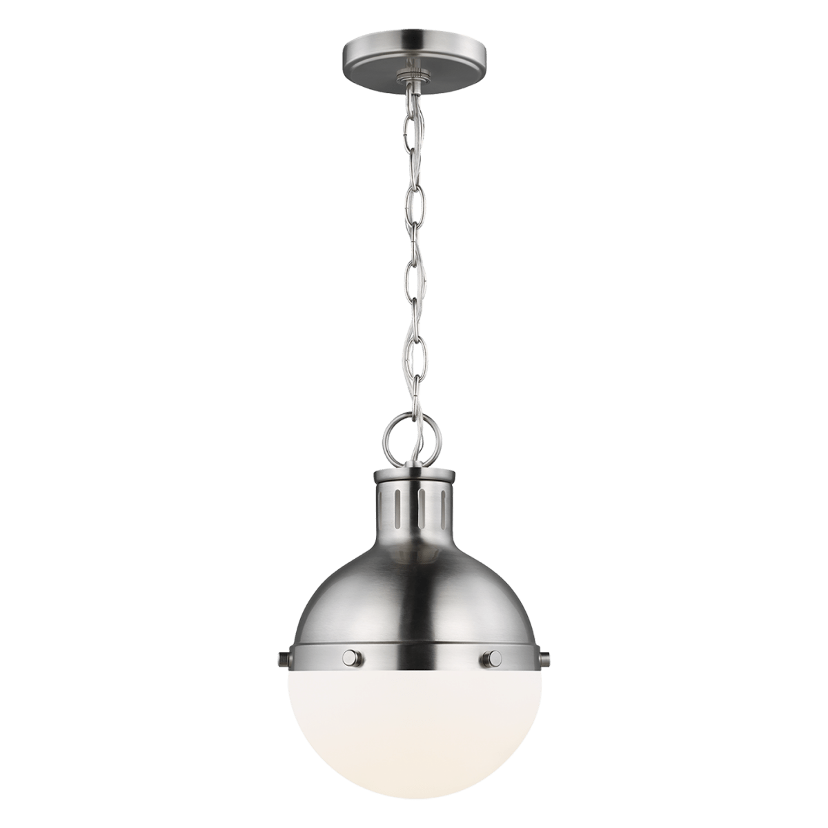 Suspension Hanks - Nickel brossé 8 1/8" Ampoules DEL incluses by Visual Comfort Studio | Luminaires & cie
