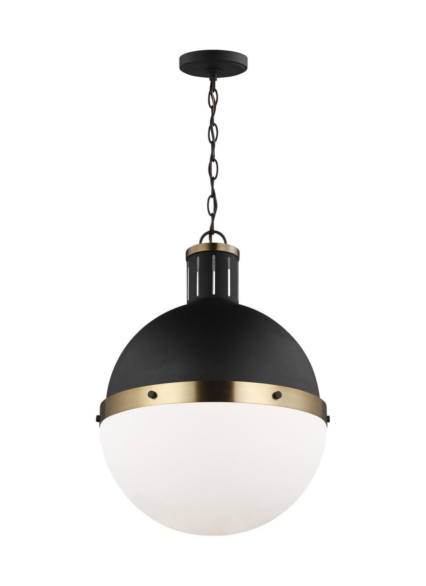 Suspension Hanks - Nickel brossé 16" by Visual Comfort Studio | Luminaires & cie