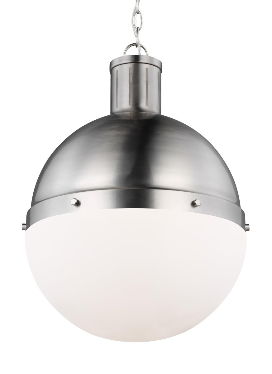 Suspension Hanks - Nickel brossé 16" Ampoules DEL incluses by Visual Comfort Studio | Luminaires & cie