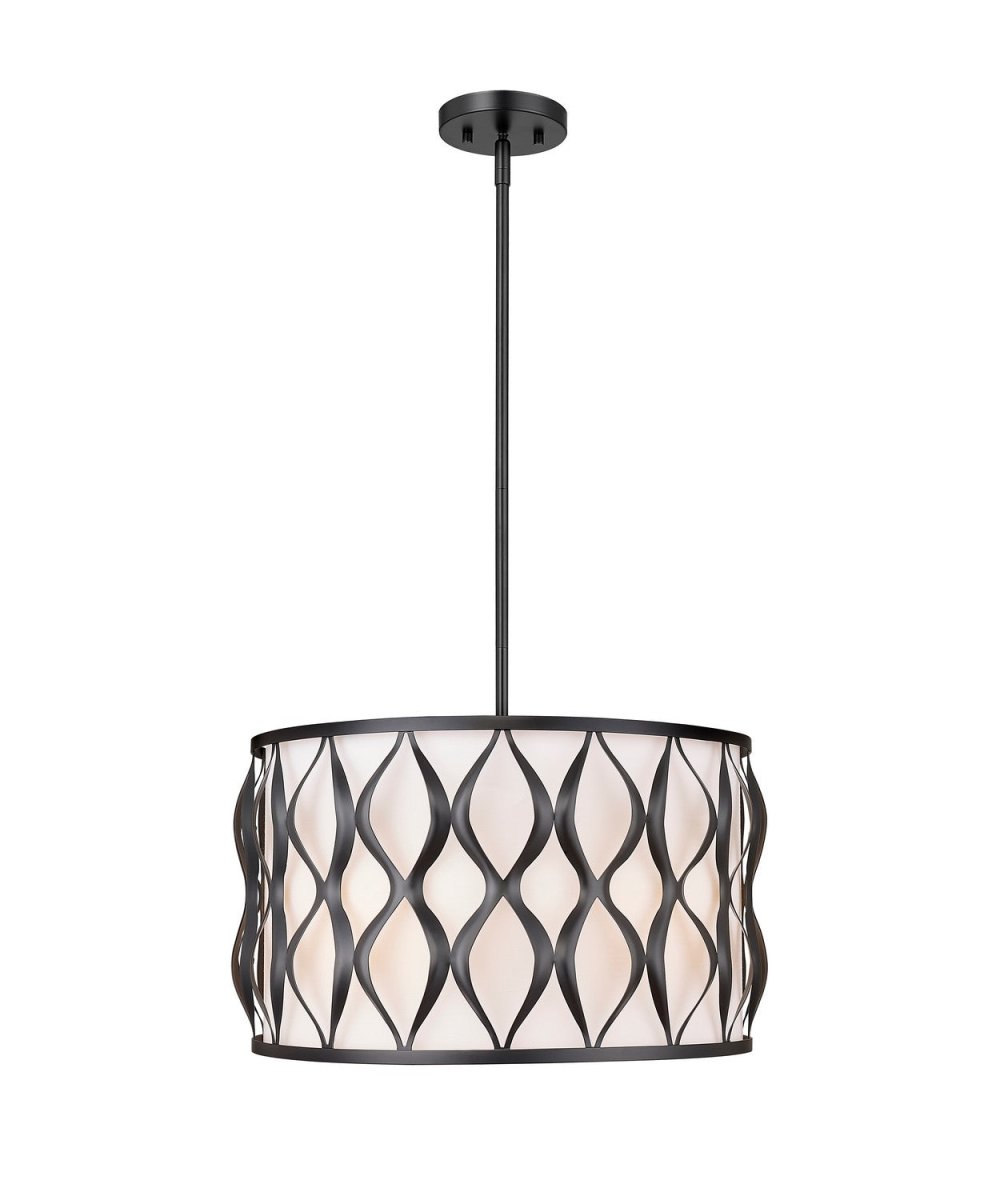 Suspension Harden - Noir mat 18 1/4" by Z-Lite | Luminaires & cie