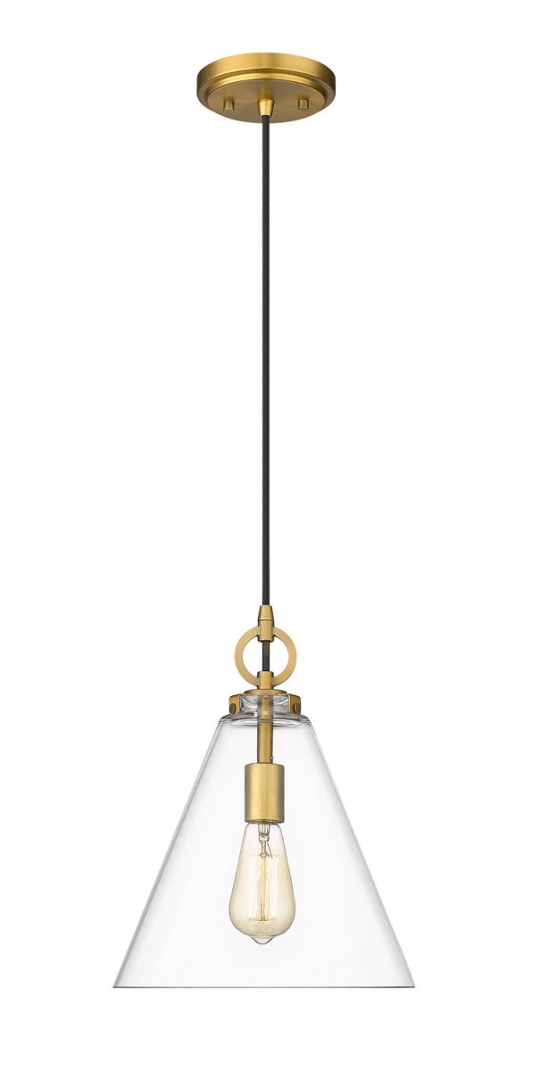 Suspension Harper - Laiton frotté by Z-Lite | Luminaires & cie