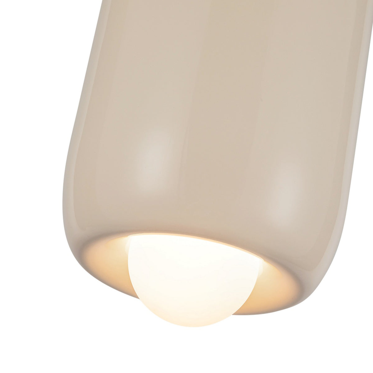 Mini-suspension Hayden Blanc perle – vue 3
