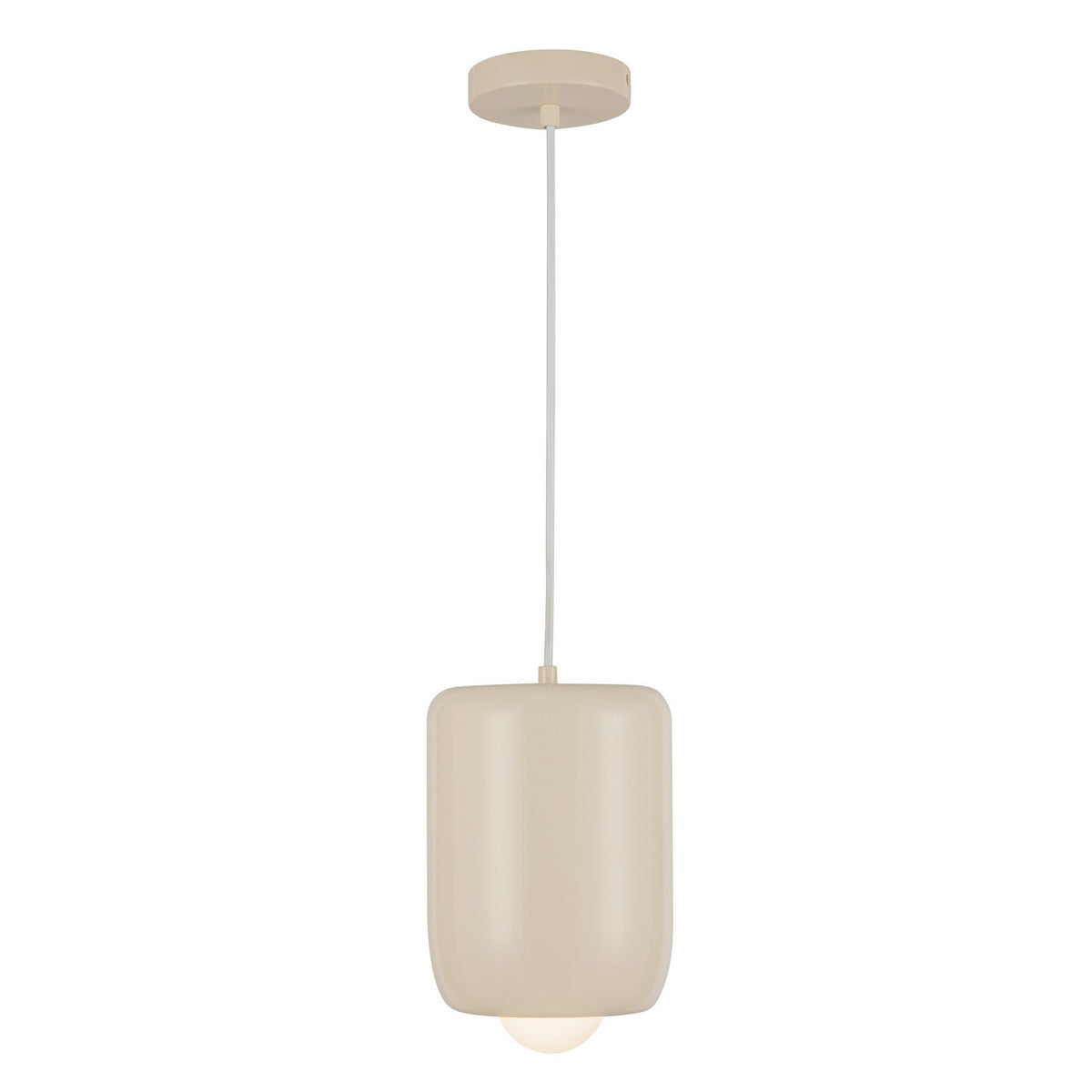 Mini-suspension Hayden Blanc perle – Kuzco Lighting