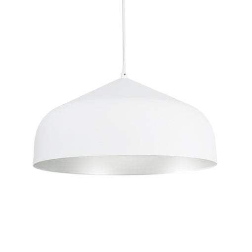 Suspension Helena Blanc / Argent, Revêtement texturé – vue 2