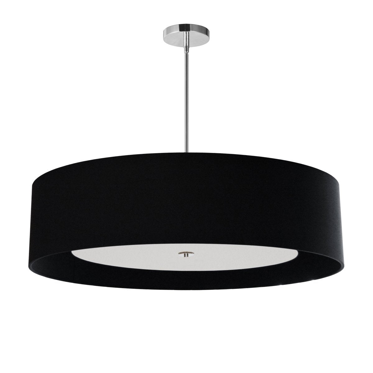 Suspension Helena - Chrome poli Noir 34" by Dainolite | Luminaires & cie