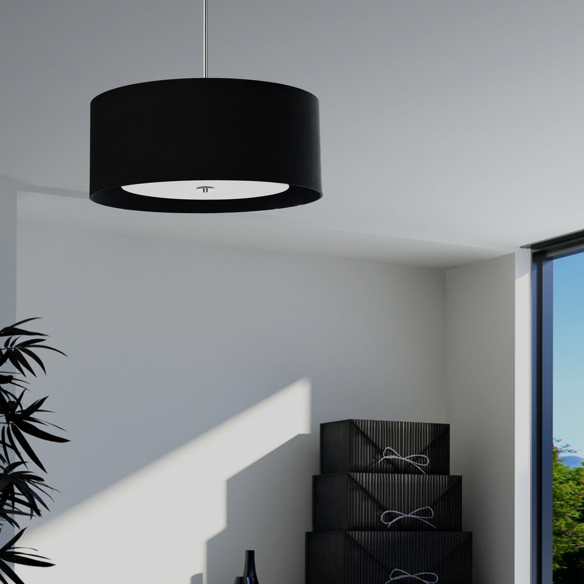 Suspension Helena 22", Noir – vue 3