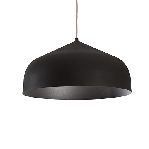 Suspension Helena Noir, Diffuseur blanc acrylique – Kuzco Lighting