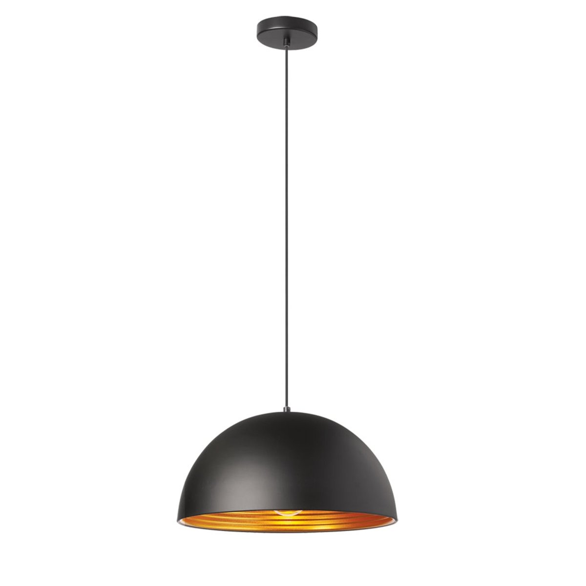 Suspension Helsinki - Noir 16" by Dainolite | Luminaires & cie