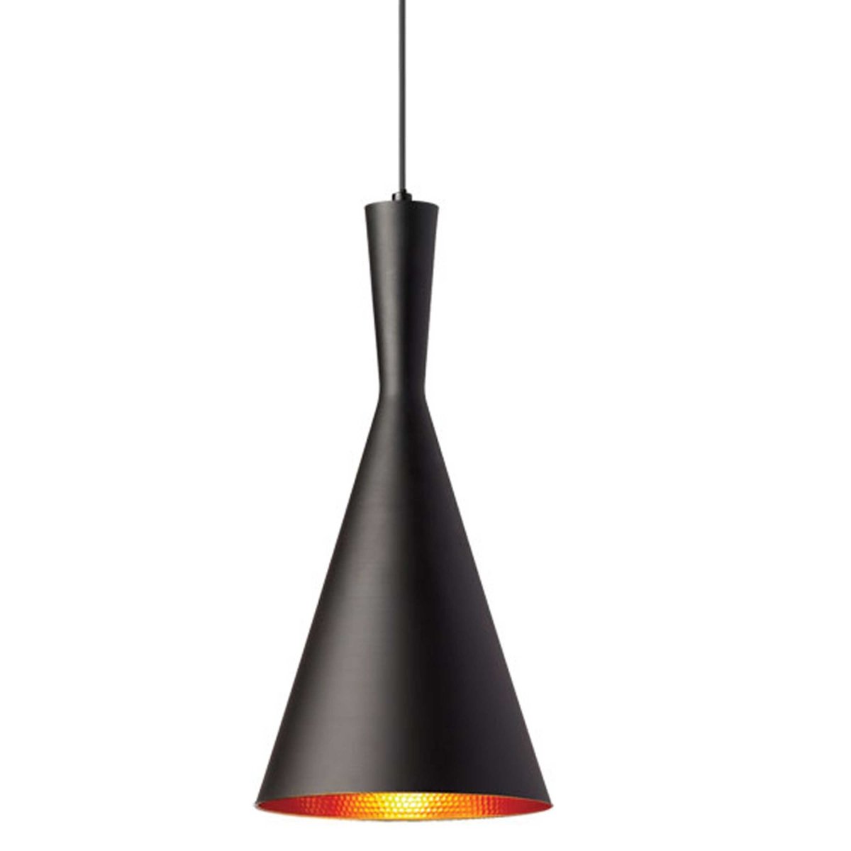 Suspension Helsinki - Noir 7 1/2" by Dainolite | Luminaires & cie